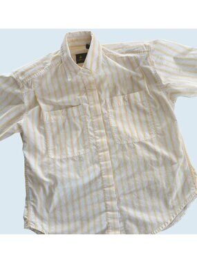 Vintage LIZ CLAIBORNE LizSport Striped Short Sleeve Top 80s / 90s Sz XS